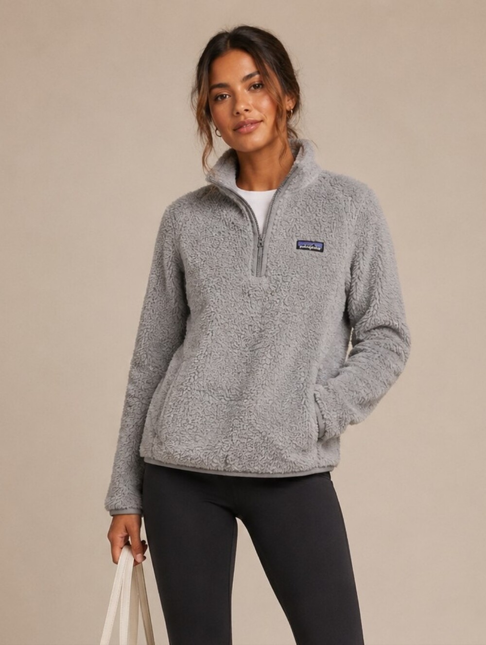 Patagonia Gray Los Gatos Fleece Pullover 1/4 zip size XS